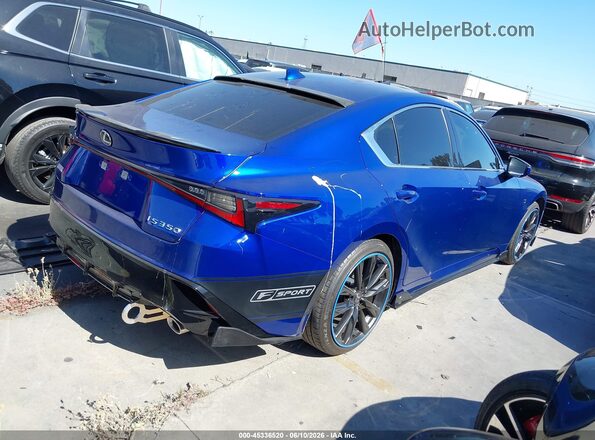JTHBA1D2XR5131166 2024 LEXUS IS 300 Blue Trasero derecho