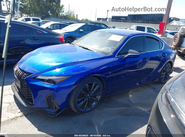 JTHBA1D2XR5131166 2024 LEXUS IS 300 Blue Vista tres cuartos delantera izquierda