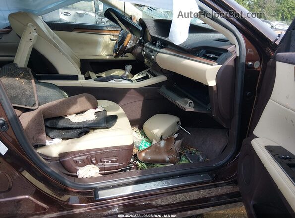 JTHBK1GG0G2213152 2016 LEXUS ES 350 Brown Вид салону спереду