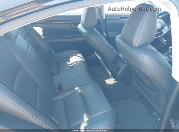 JTHBK1GG0G2213488 2016 LEXUS ES 350 Black VIN კოდის სტიკერის ხედი