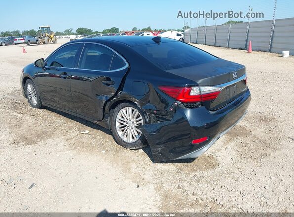 JTHBK1GG0G2213488 2016 LEXUS ES 350 Black უკანა მარცხენა