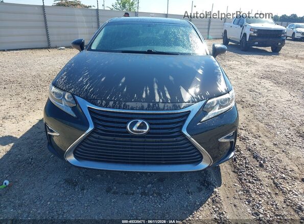 JTHBK1GG0G2213488 2016 LEXUS ES 350 Black ხელსაწყოთა პანელის ხედი