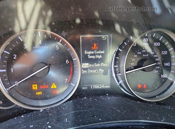 JTHBK1GG1G2220160 2016 LEXUS ES Silver Widok zestawu wskaźników