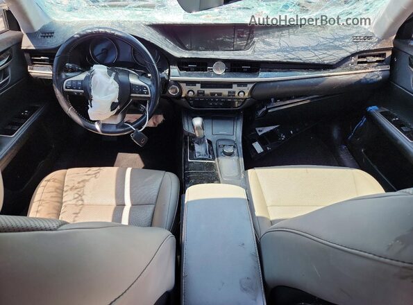 JTHBK1GG1G2220160 2016 LEXUS ES Silver Widok deski rozdzielczej