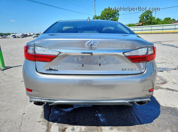 JTHBK1GG1G2220160 2016 LEXUS ES Silver Widok z tyłu