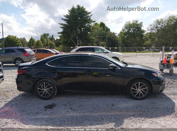 JTHBK1GG1G2229408 2016 LEXUS ES Black Widok wnętrza z tyłu