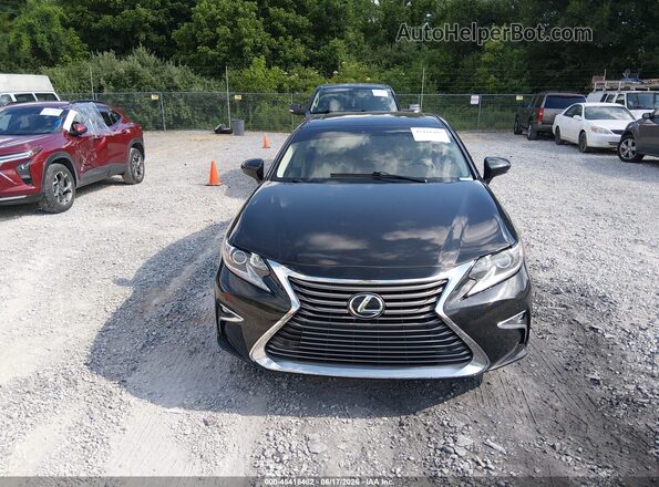 JTHBK1GG1G2229408 2016 LEXUS ES Black Widok zestawu wskaźników