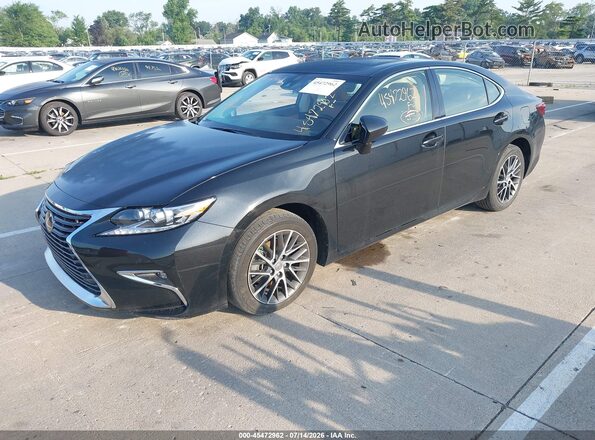 JTHBK1GG1H2252446 2017 LEXUS ES 350 Black Front left