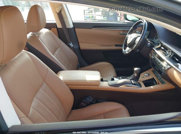 JTHBK1GG1H2252446 2017 LEXUS ES 350 Black Front interior view