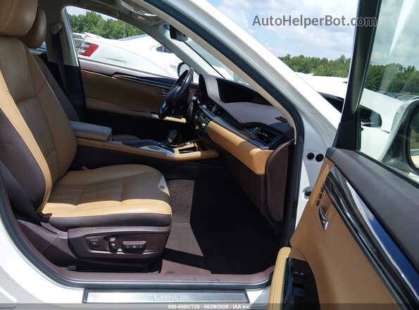 JTHBK1GG2G2237209 2016 LEXUS ES 350 White Front interior view