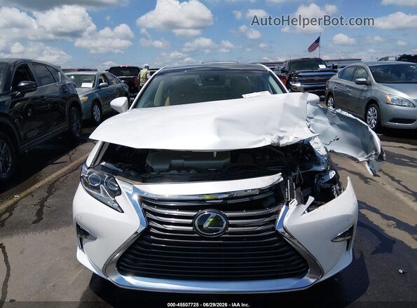 JTHBK1GG2G2237209 2016 LEXUS ES 350 White Instrument cluster view