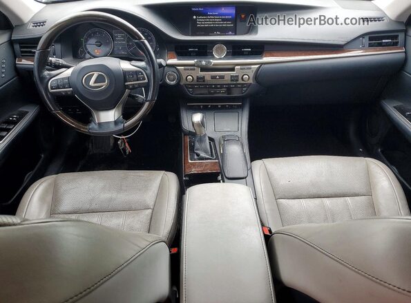 JTHBK1GG2H2249524 2017 LEXUS ES Белый Вид панели приборов