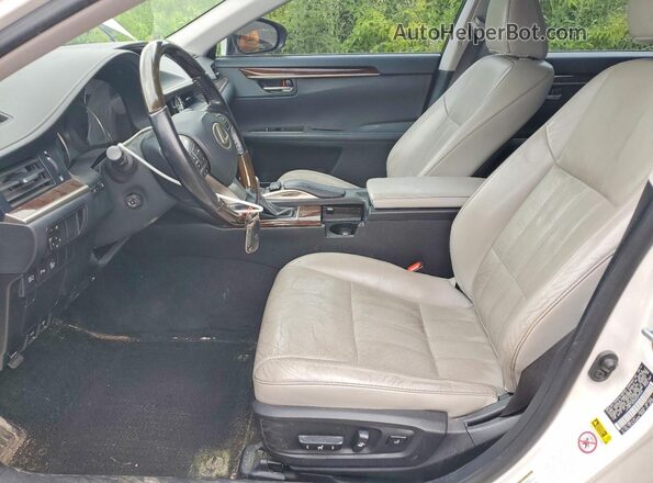 JTHBK1GG2H2249524 2017 LEXUS ES Белый Вид салона спереди