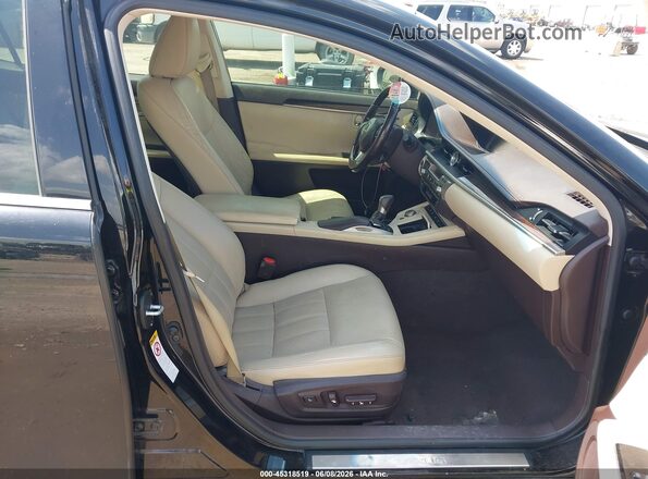 JTHBK1GG4G2211727 2016 LEXUS ES 350 Black Вид салону спереду