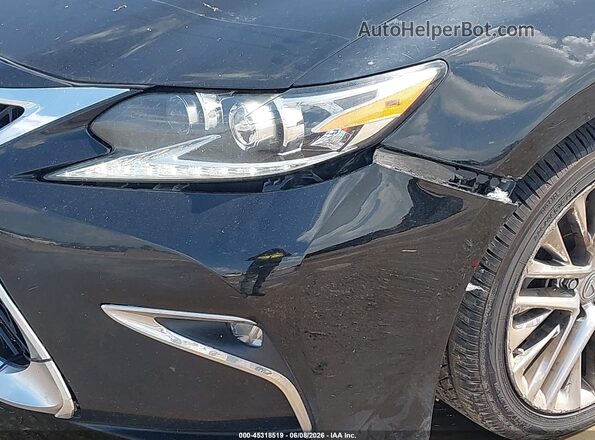 JTHBK1GG4G2211727 2016 LEXUS ES 350 Black Вид спереду