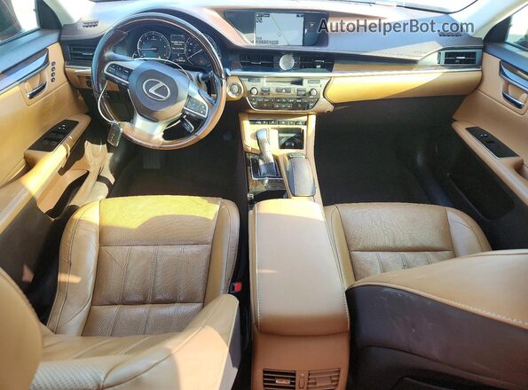 JTHBK1GG6G2218677 2016 LEXUS ES Maroon Առջևի վահանակի տեսք