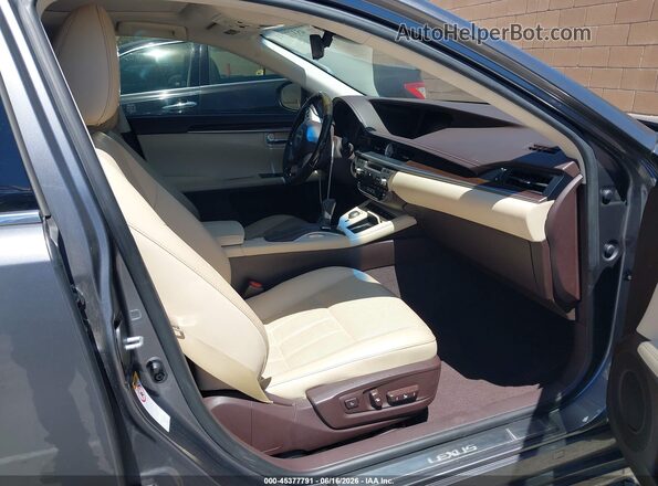 JTHBK1GG7G2213021 2016 LEXUS ES 350 Серый Вид салона спереди