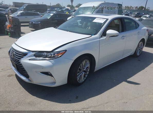 JTHBK1GG7G2233995 2016 LEXUS ES 350 White Передня ліва чверть
