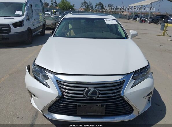 JTHBK1GG7G2233995 2016 LEXUS ES 350 White Вид щитка приладів