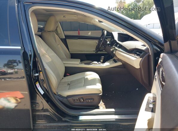 JTHBK1GG7G2235276 2016 LEXUS ES 350 Black Front interior view
