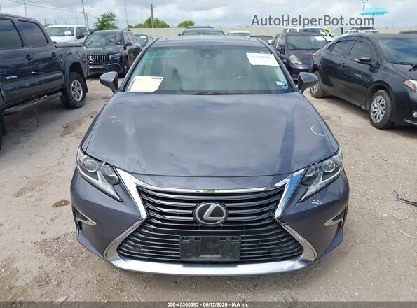 JTHBK1GG9G2224991 2016 LEXUS ES 350 Gray Вид щитка приладів