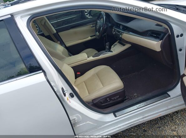 JTHBK1GG9G2225607 2016 LEXUS ES 350 White წინა სალონის ხედი