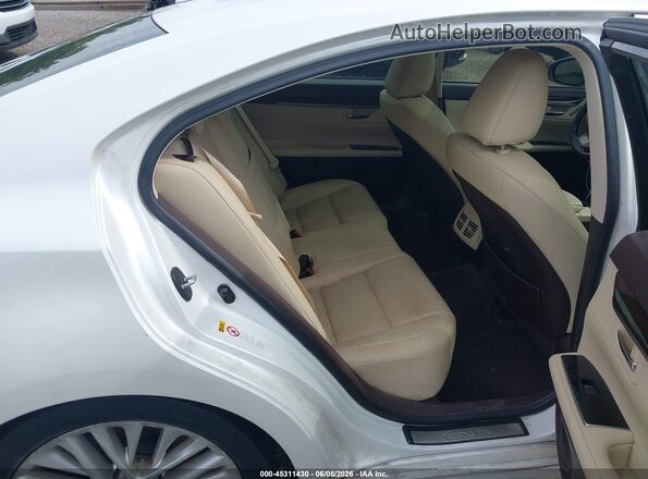 JTHBK1GG9G2225607 2016 LEXUS ES 350 White VIN კოდის სტიკერის ხედი