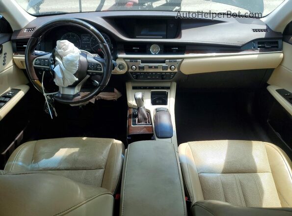 JTHBK1GG9G2234954 2016 LEXUS ES Black Widok deski rozdzielczej