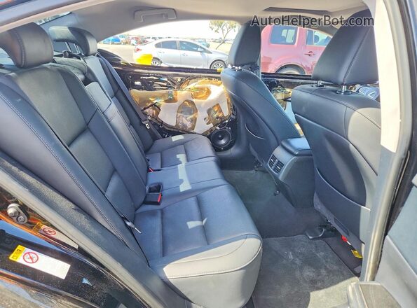 JTHBK1GGXG2234526 2016 LEXUS ES Black Widok tylnych siedzeń