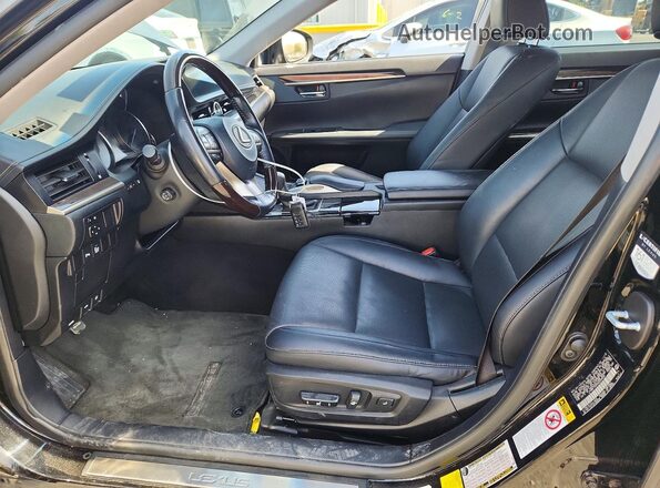 JTHBK1GGXG2234526 2016 LEXUS ES Black Widok wnętrza z przodu