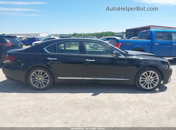 JTHBL5EF2G5140573 2016 LEXUS LS 460 Black Вид задньої частини салону