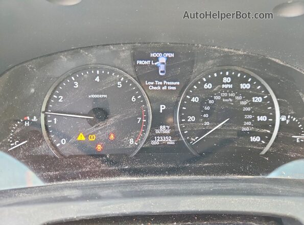 JTHBL5EF3G5139464 2016 LEXUS LS Black Вид щитка приладів
