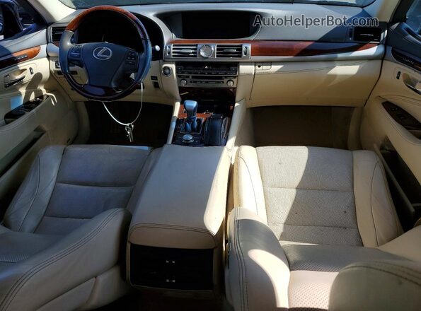 JTHBL5EF9H5145089 2017 LEXUS LS 460 Black Dashboard view
