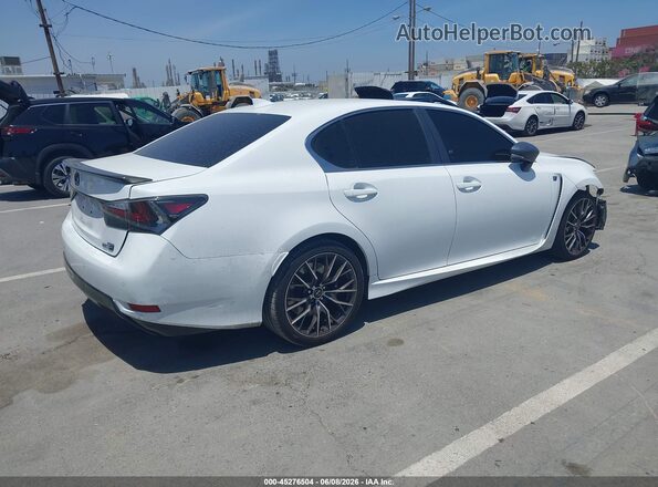 JTHBP1BLXGA000981 2016 LEXUS GS-F White Trasero derecho