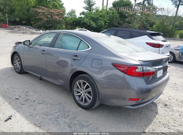 JTHBW1GG0G2112925 2016 LEXUS ES 300H Silver Rear left