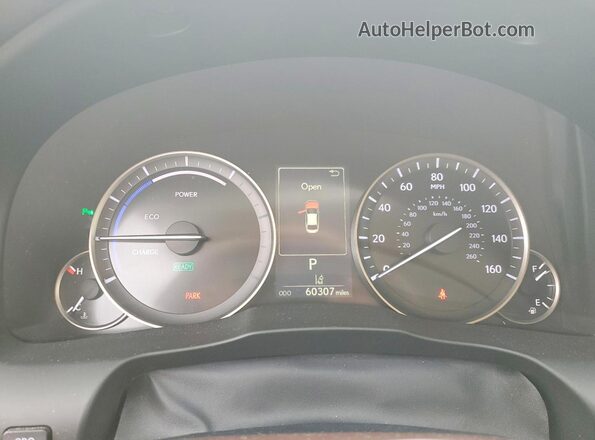 JTHBW1GG2G2108214 2016 LEXUS ES White Սարքավորումների վահանակի տեսք