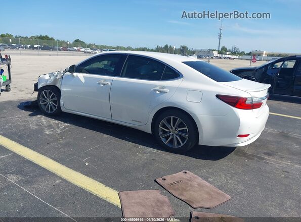 JTHBW1GG6G2105347 2016 LEXUS ES 300H White Tył lewy