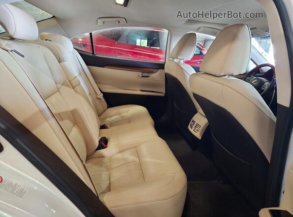 JTHBW1GG6H2134848 2017 LEXUS ES White უკანა სავარძლების ხედი
