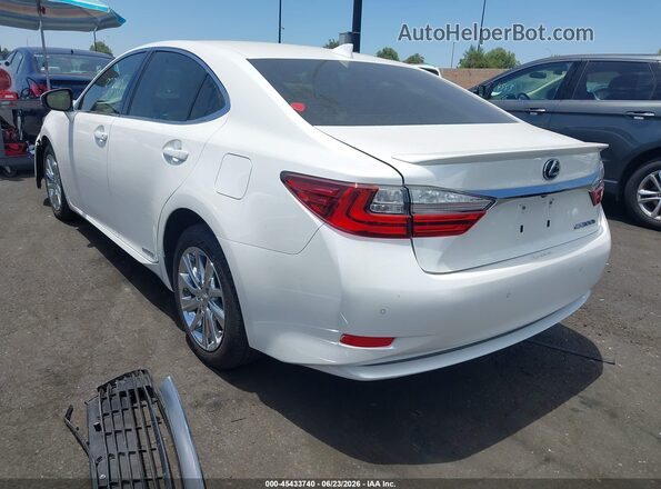 JTHBW1GG7H2140755 2017 LEXUS ES 300H Белый Задняя левая четверть