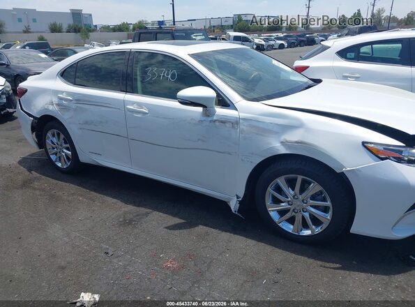 JTHBW1GG7H2140755 2017 LEXUS ES 300H Белый Вид спереди