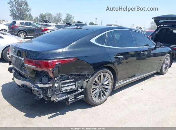 JTHBY1FF5K5005427 2019 LEXUS LS 500H Black 