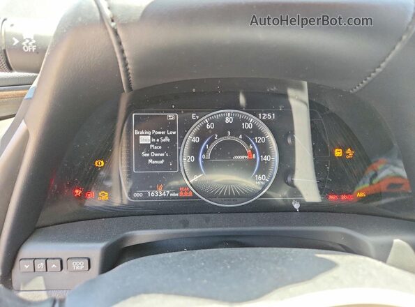JTHBZ1B1XK2004590 2019 LEXUS ES Black Вид щитка приладів