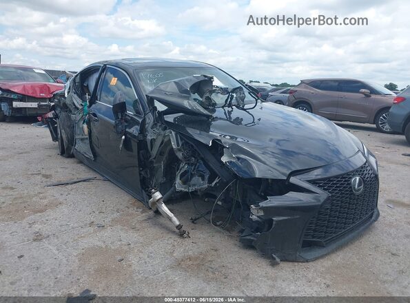 JTHBZ1B22S5088265 2025 LEXUS IS 350 Black Вид спереду