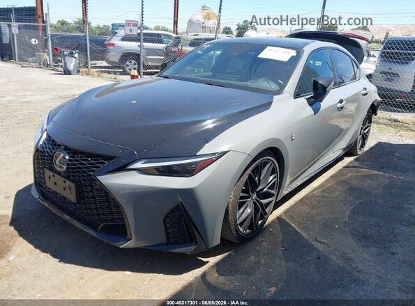 JTHBZ1B24P5062919 2023 LEXUS IS 350 Серый Передняя левая четверть