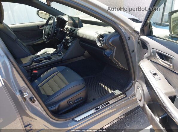 JTHBZ1B24P5062919 2023 LEXUS IS 350 Серый Вид салона спереди