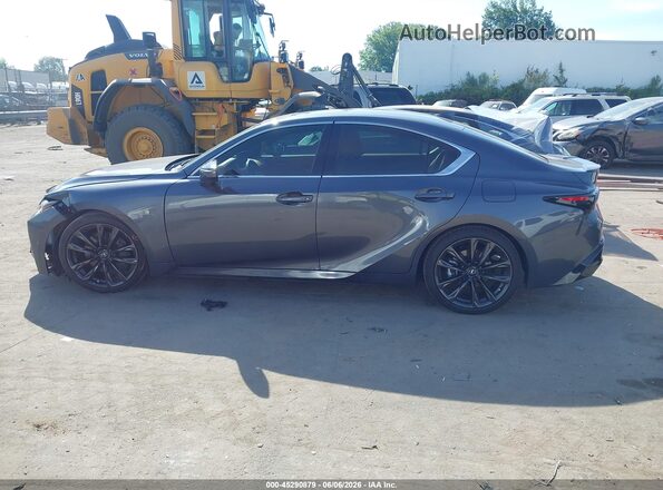 JTHBZ1B28S5083023 2025 LEXUS IS 350 Gray Սալոնի 360 աստիճան տեսք