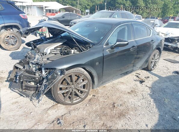 JTHBZ1B28S5088903 2025 LEXUS IS 350 Черный Передняя левая четверть