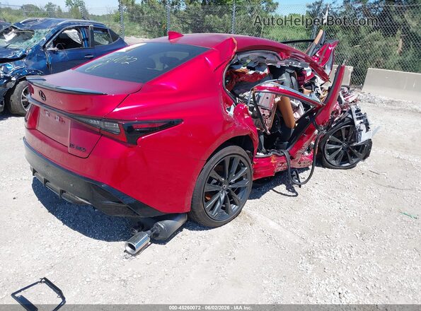 JTHBZ1B2XS5084447 2025 LEXUS IS 350 Red 