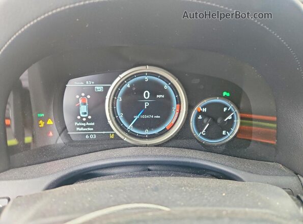 JTHBZ1BL2GA001312 2016 LEXUS GS Purple Սարքավորումների վահանակի տեսք