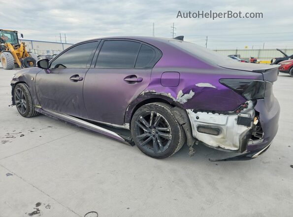 JTHBZ1BL2GA001312 2016 LEXUS GS Purple Հետևի ձախ